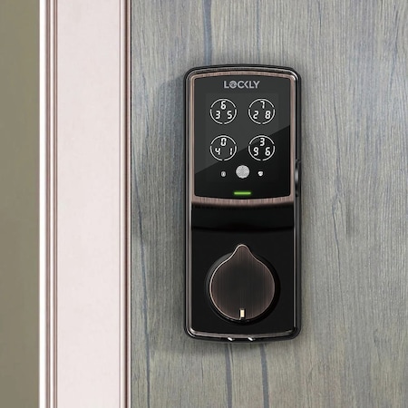 Lockly Secure Plus Deadbolt Edition, Venetian Bronze PGD728FVB
